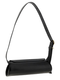 Jil Sander Cannolo Small Shoulder Bag Black
