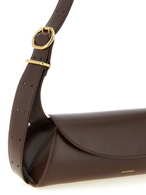 Jil Sander Cannolo Small Shoulder Bag Brown