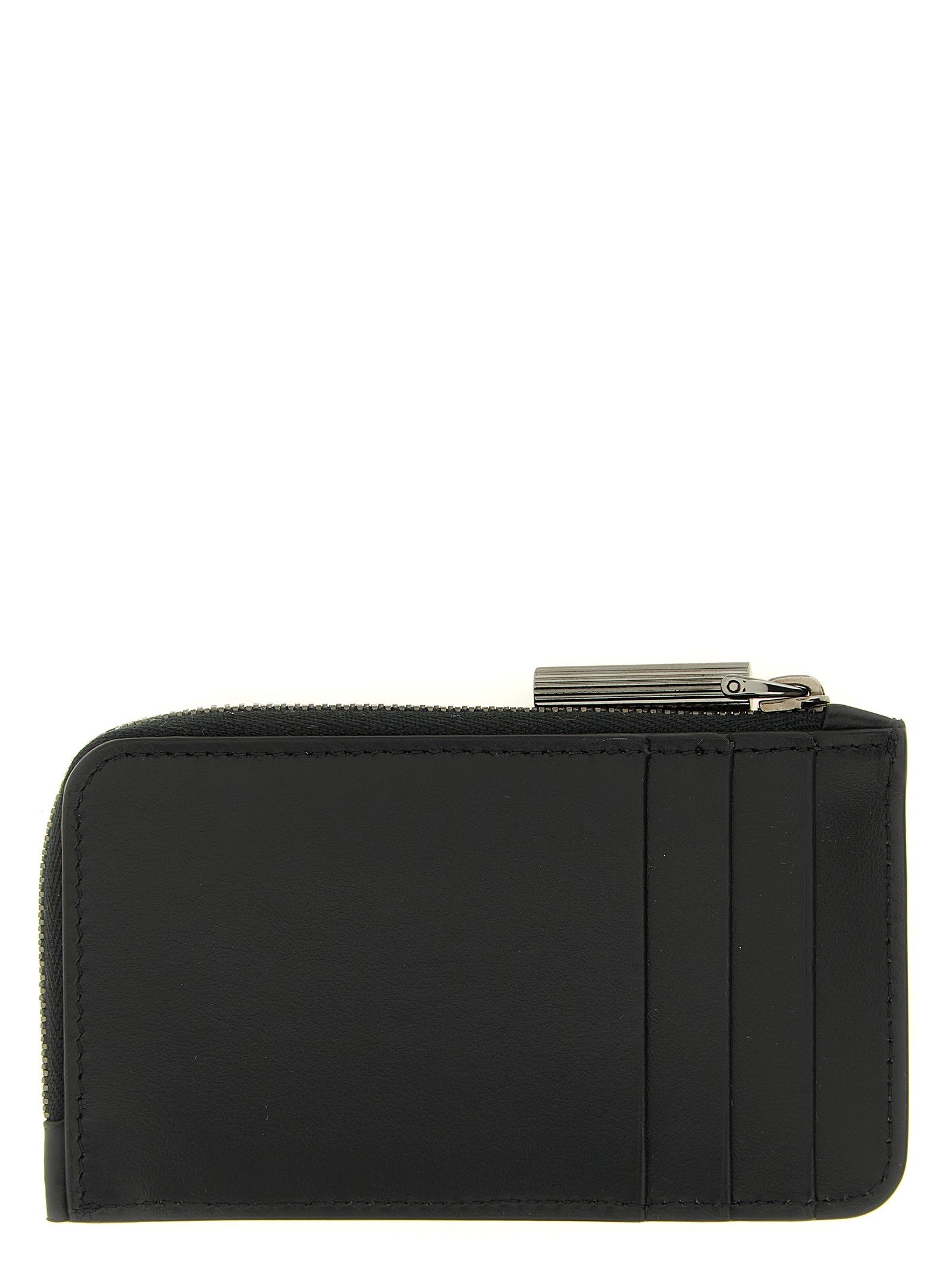 Christian Louboutin Canopy Zip Card Holder Black