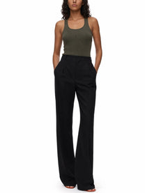 Saint Laurent Women's Canotta Cassandre Green