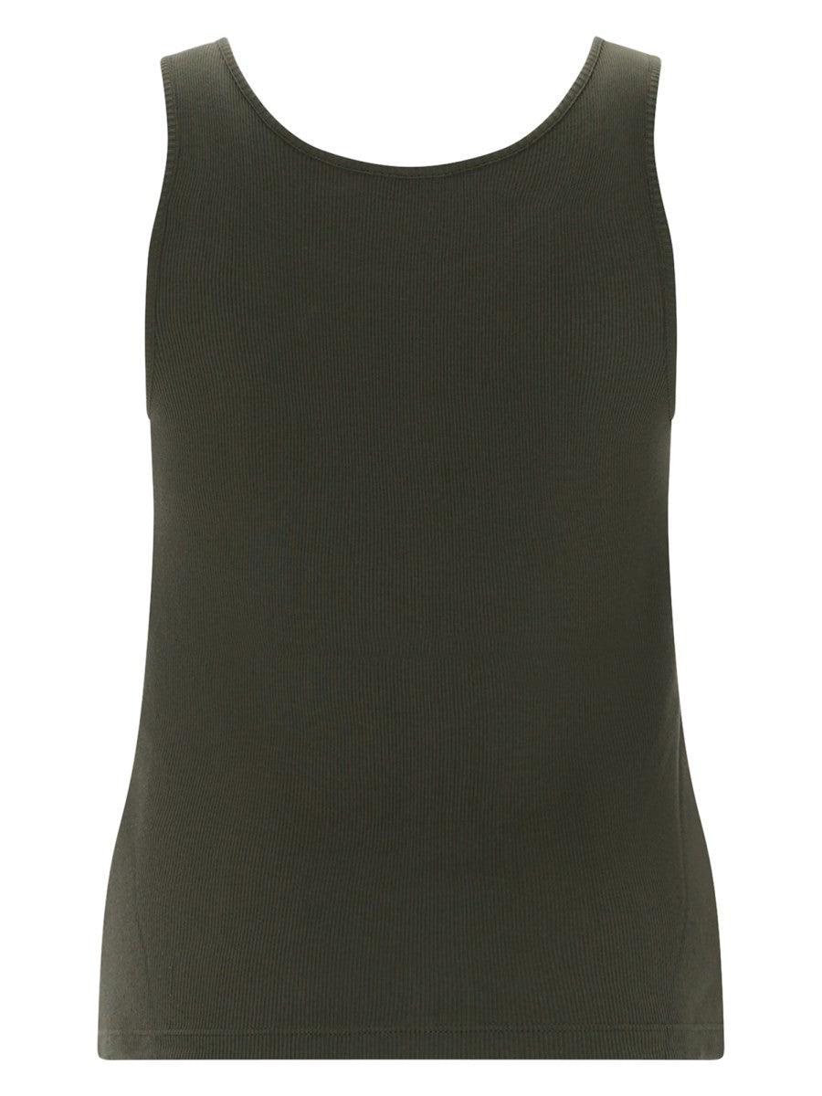 Saint Laurent Women's Canotta Cassandre Green