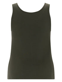 Saint Laurent Women's Canotta Cassandre Green