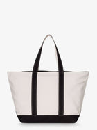 Carhartt Wip Men's Canvas Beach Tote Shopping Bag White, view 2