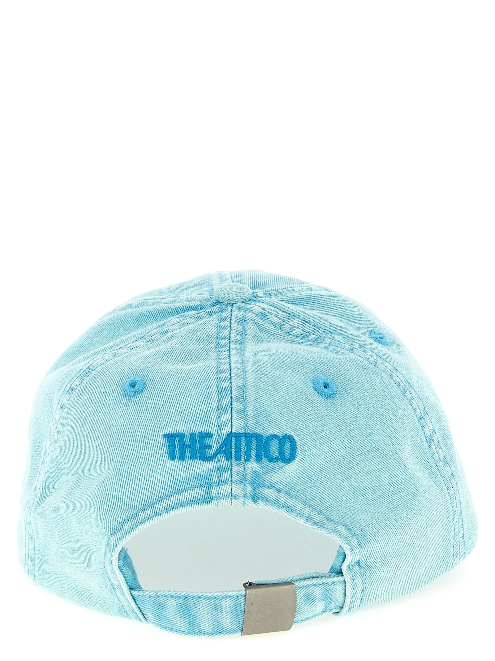 The Attico Canvas Cap Blue