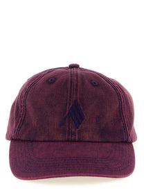 The Attico Canvas Cap Purple