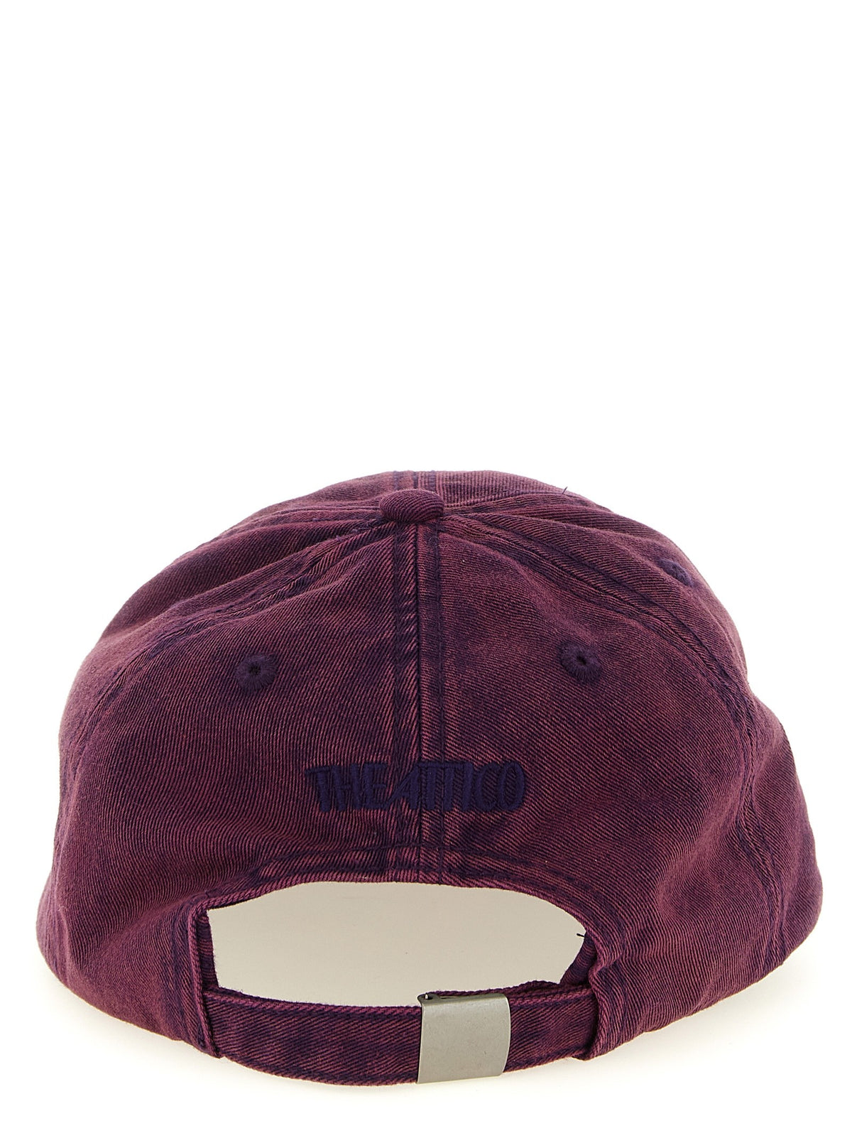 The Attico Canvas Cap Purple