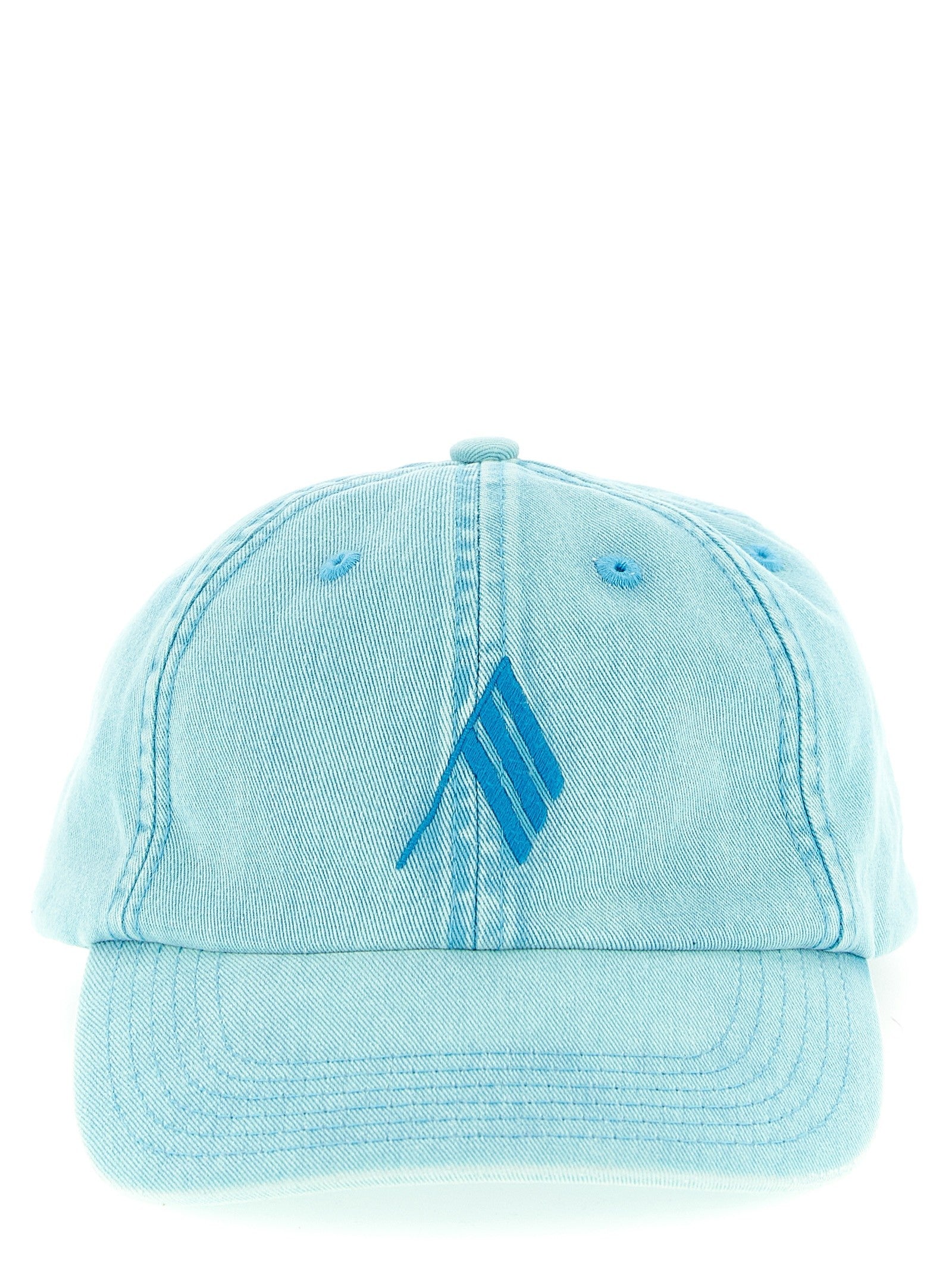 The Attico Canvas Cap Blue