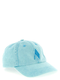 The Attico Canvas Cap Blue