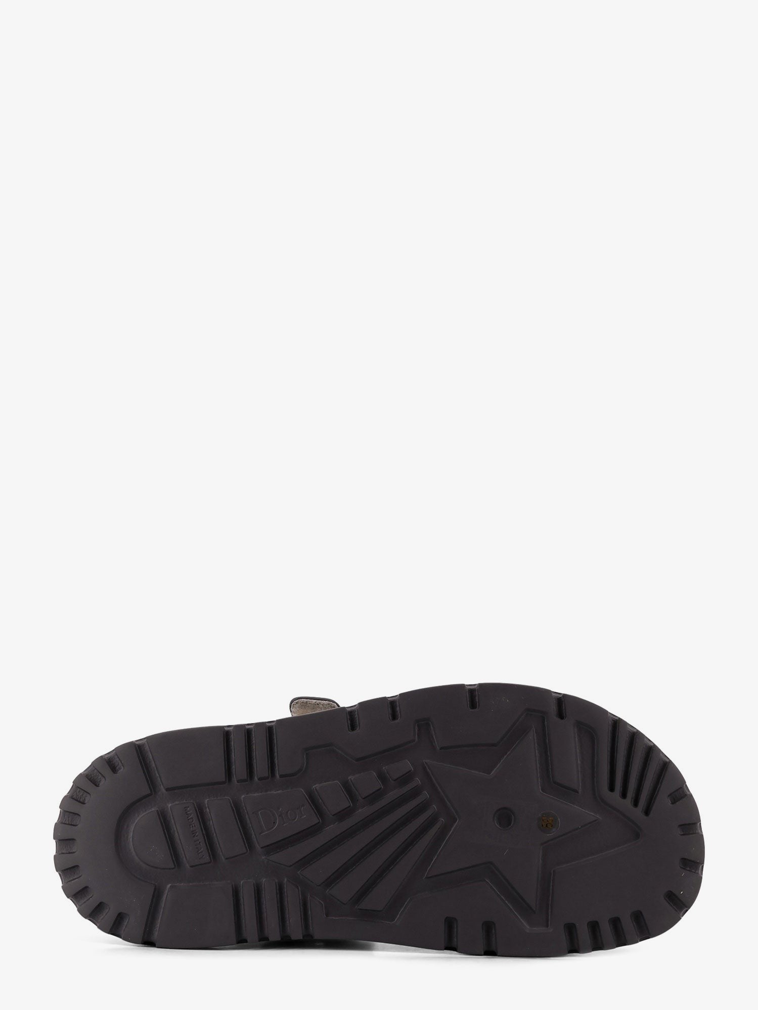 Dior Women's Canvas Dioract Flat Sandals Grey