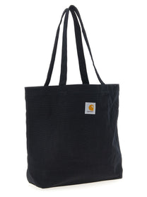 Carhartt Wip Canvas Graphic Tote Shopping Bag Black