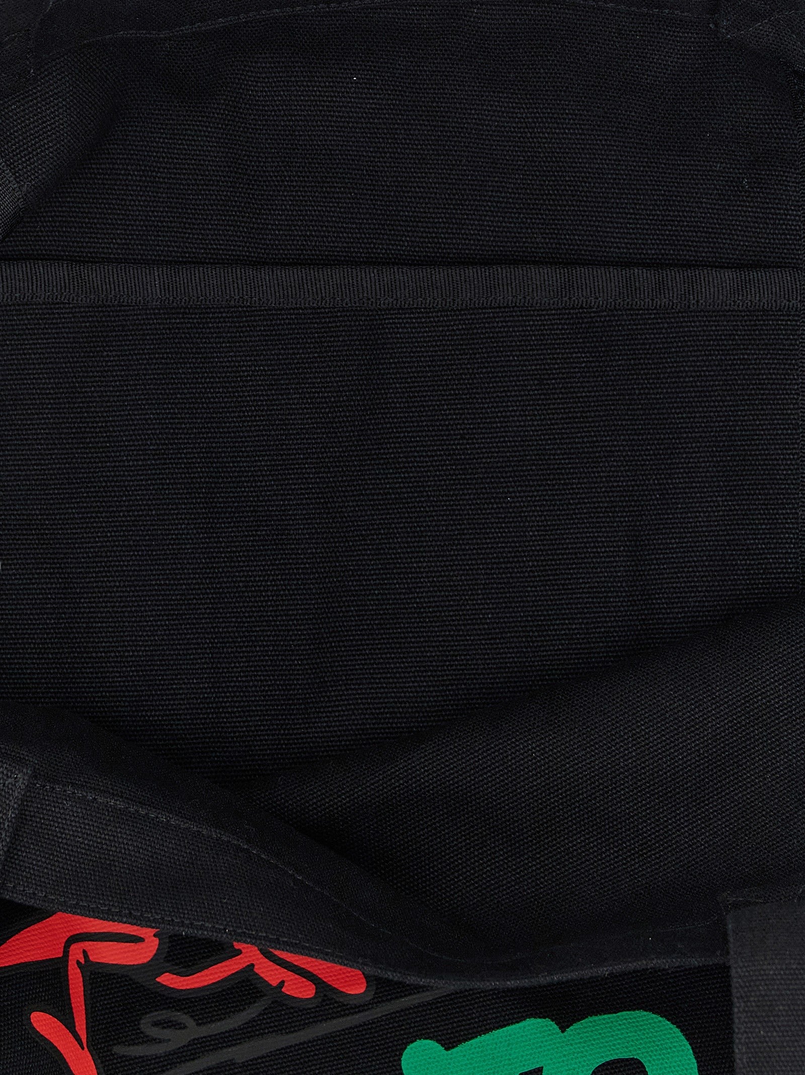 Carhartt Wip Canvas Graphic Tote Shopping Bag Black