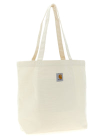 Carhartt Wip Canvas Graphic Tote Shopping Bag White