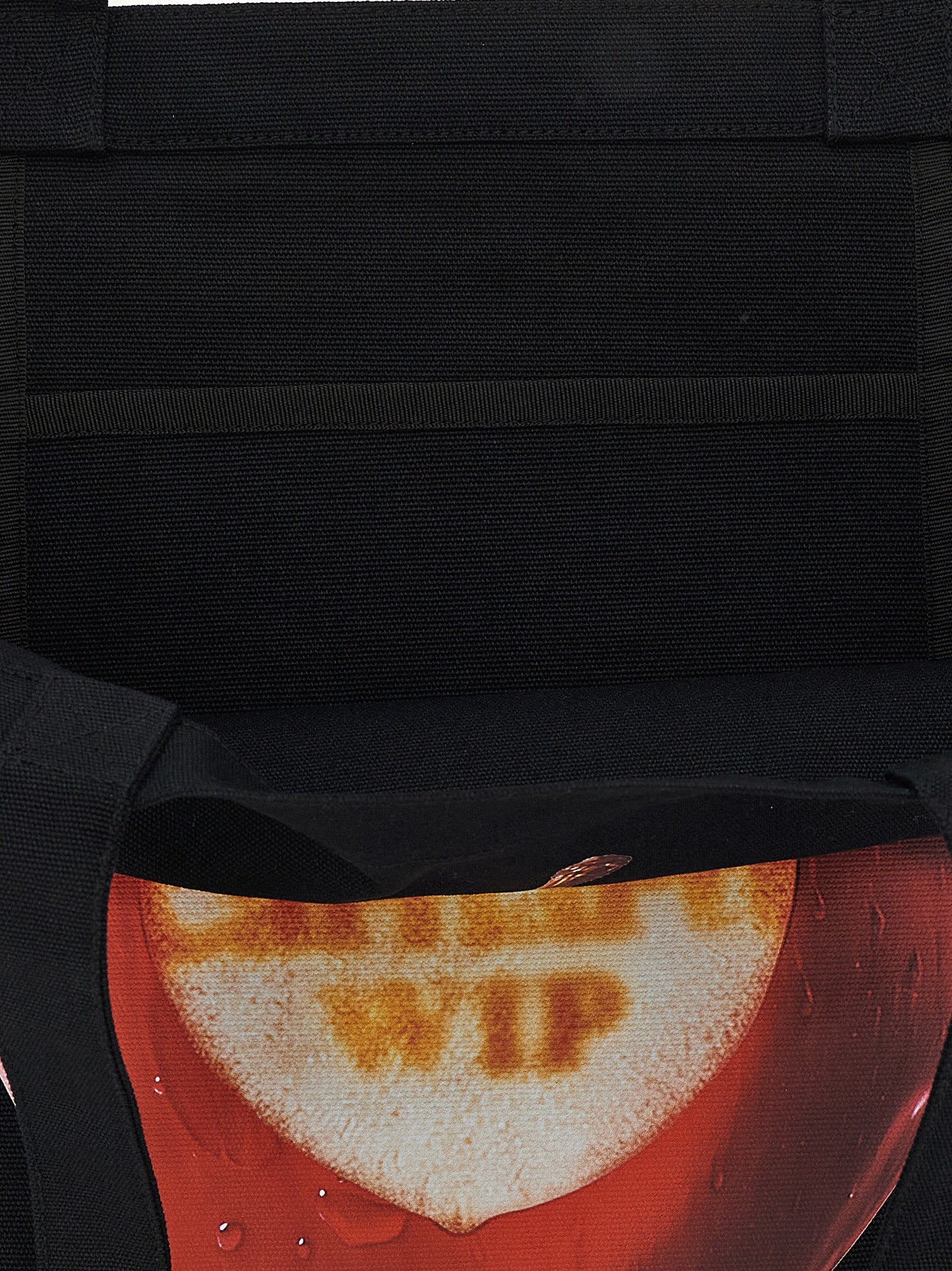 Carhartt Wip Canvas Graphic Tote Shopping Bag Black