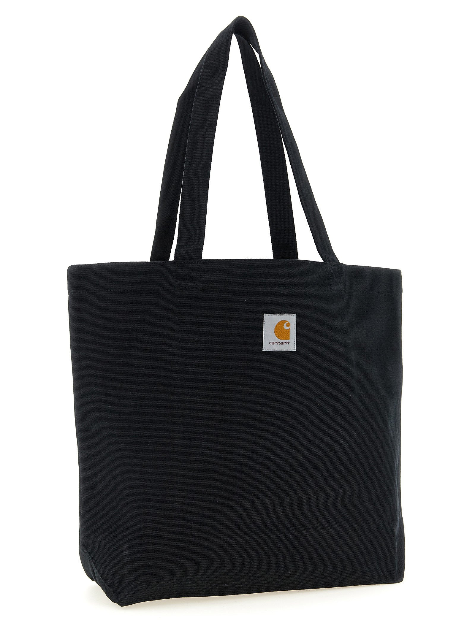 Carhartt Wip Canvas Graphic Tote Shopping Bag Black