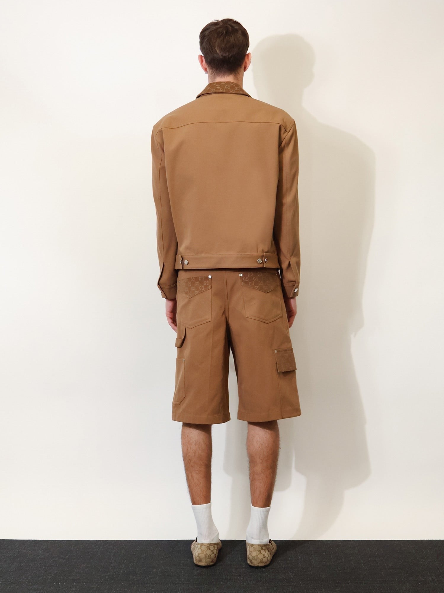 Gucci Men's Canvas Jacket Beige