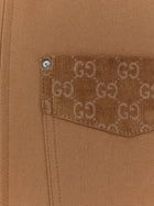 Gucci Men's Canvas Jacket Beige, view 5