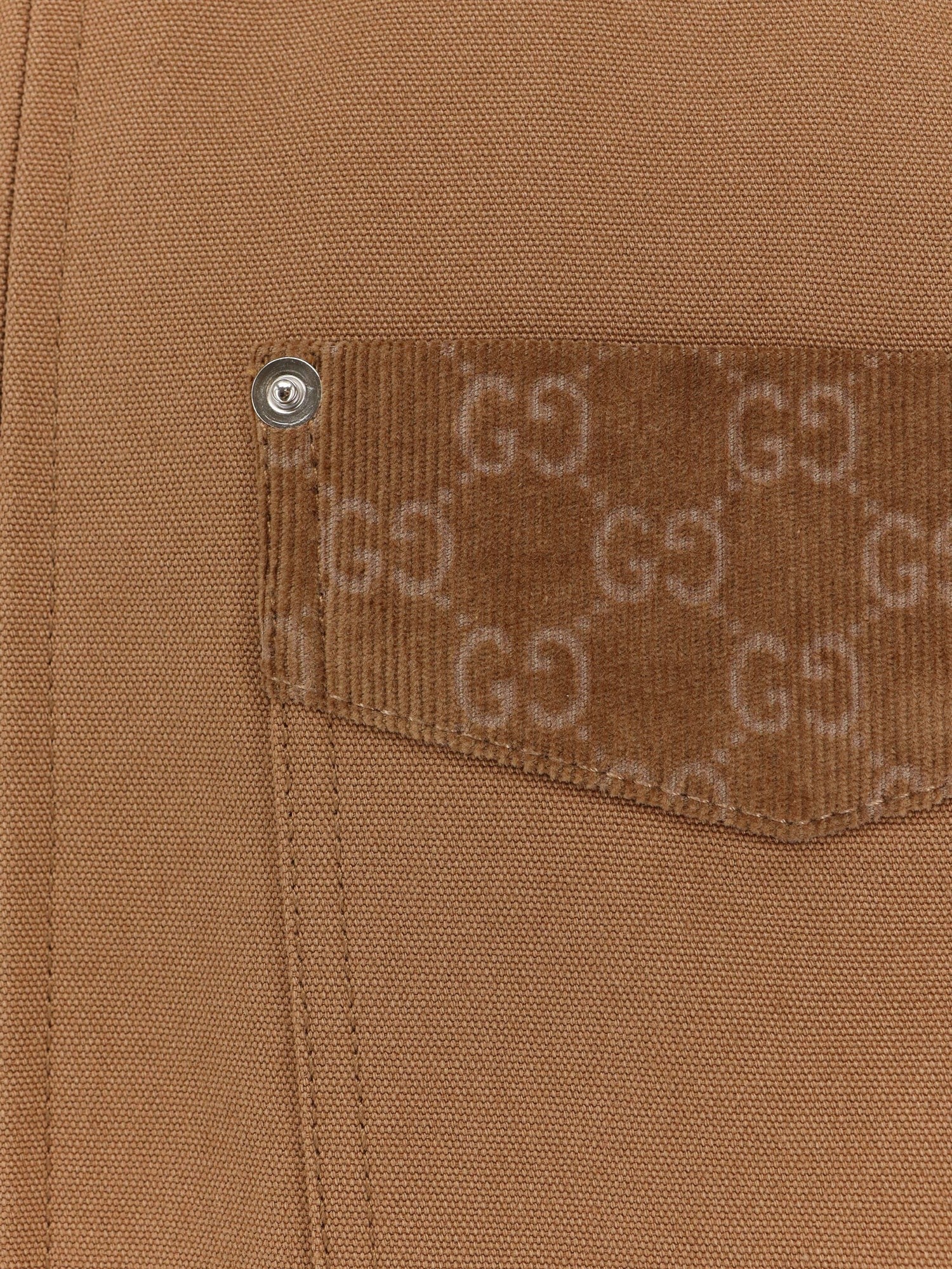 Gucci Men's Canvas Jacket Beige