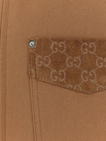 Gucci Men's Canvas Jacket Beige