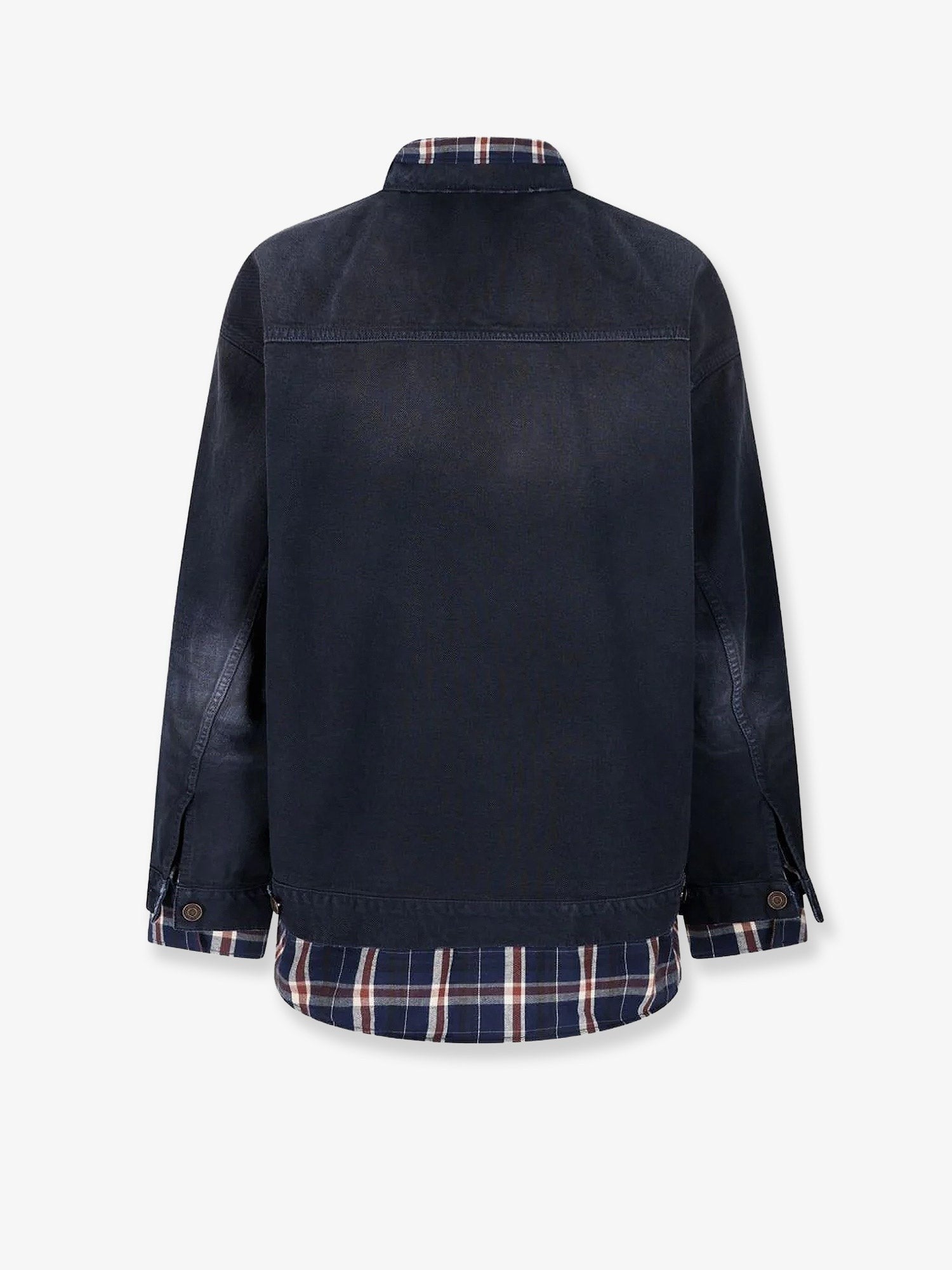 Balenciaga Men's Canvas Jacket Blue Balenciaga