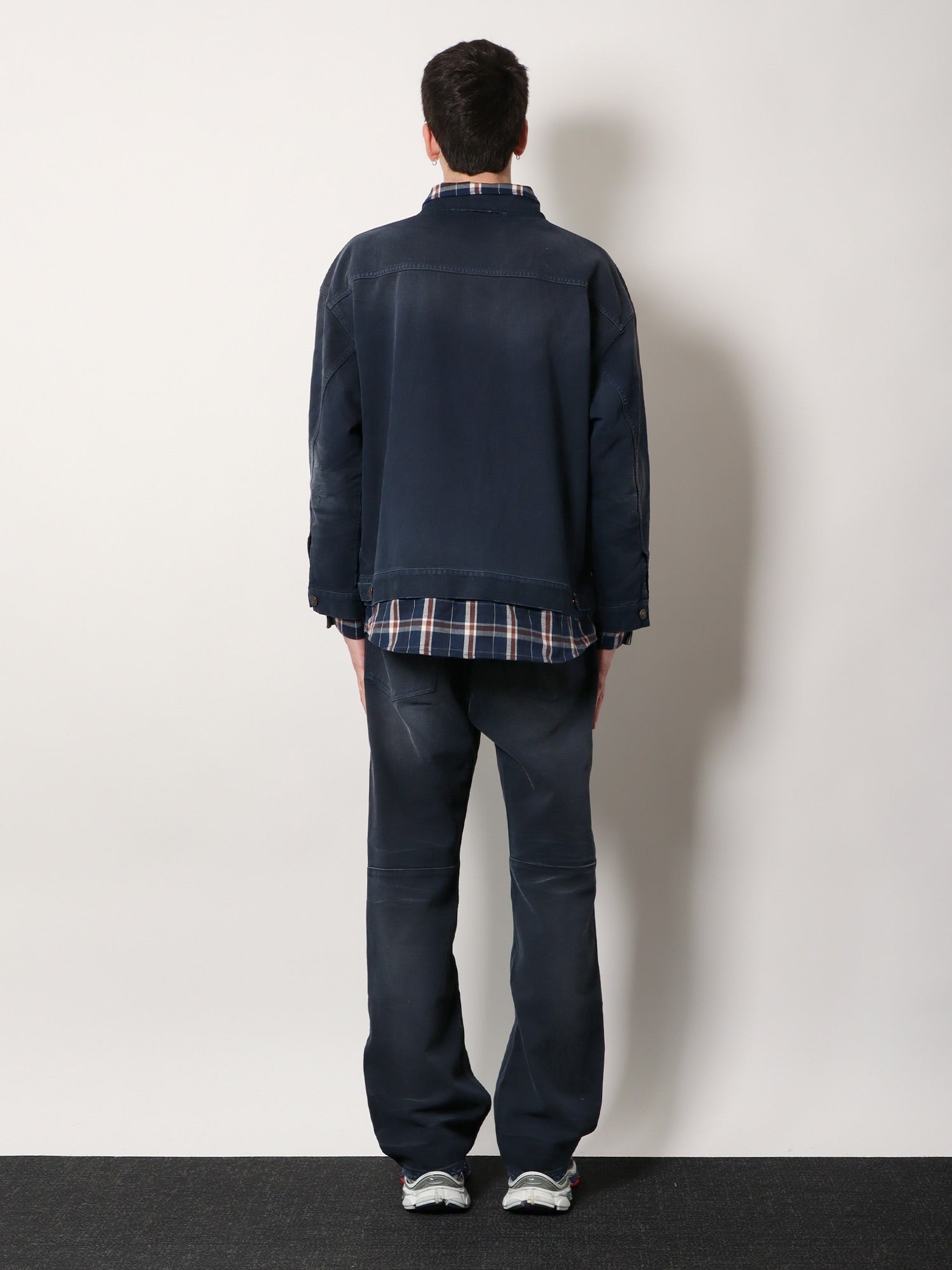 Balenciaga Men's Canvas Jacket Blue Balenciaga