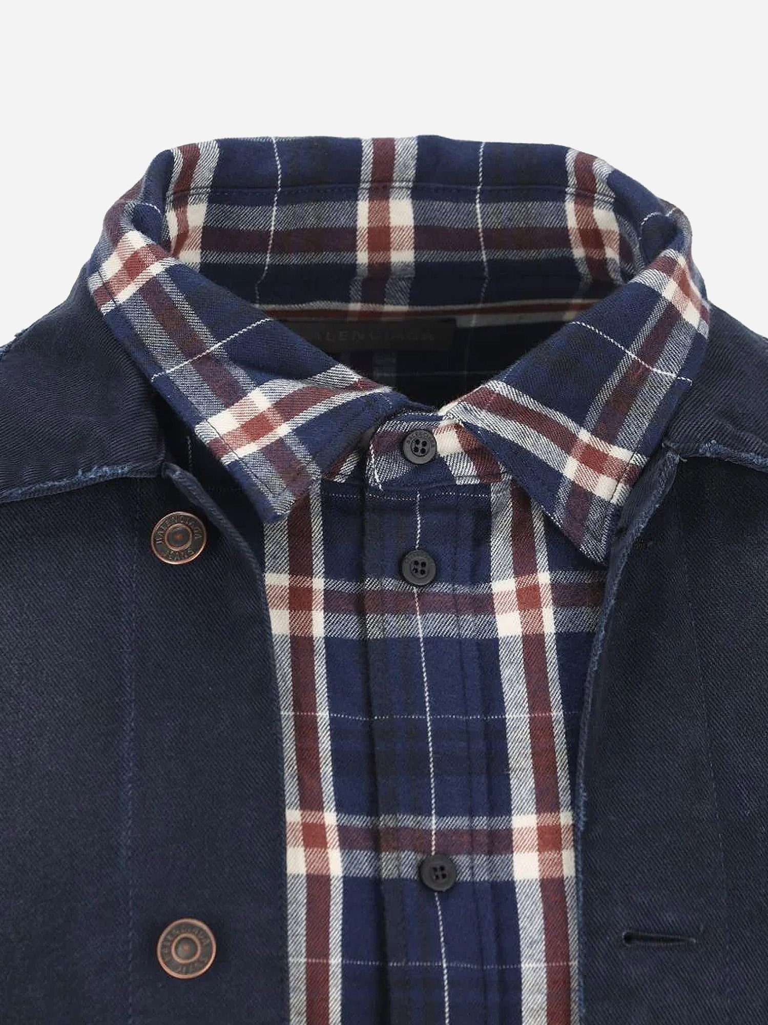 Balenciaga Men's Canvas Jacket Blue Balenciaga