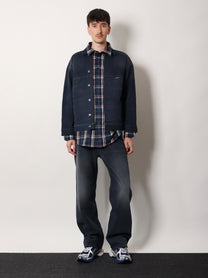 Balenciaga Men's Canvas Jacket Blue Balenciaga