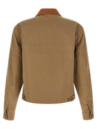 Versace Canvas Jacket Beige, view 2