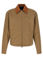 Versace Canvas Jacket Beige