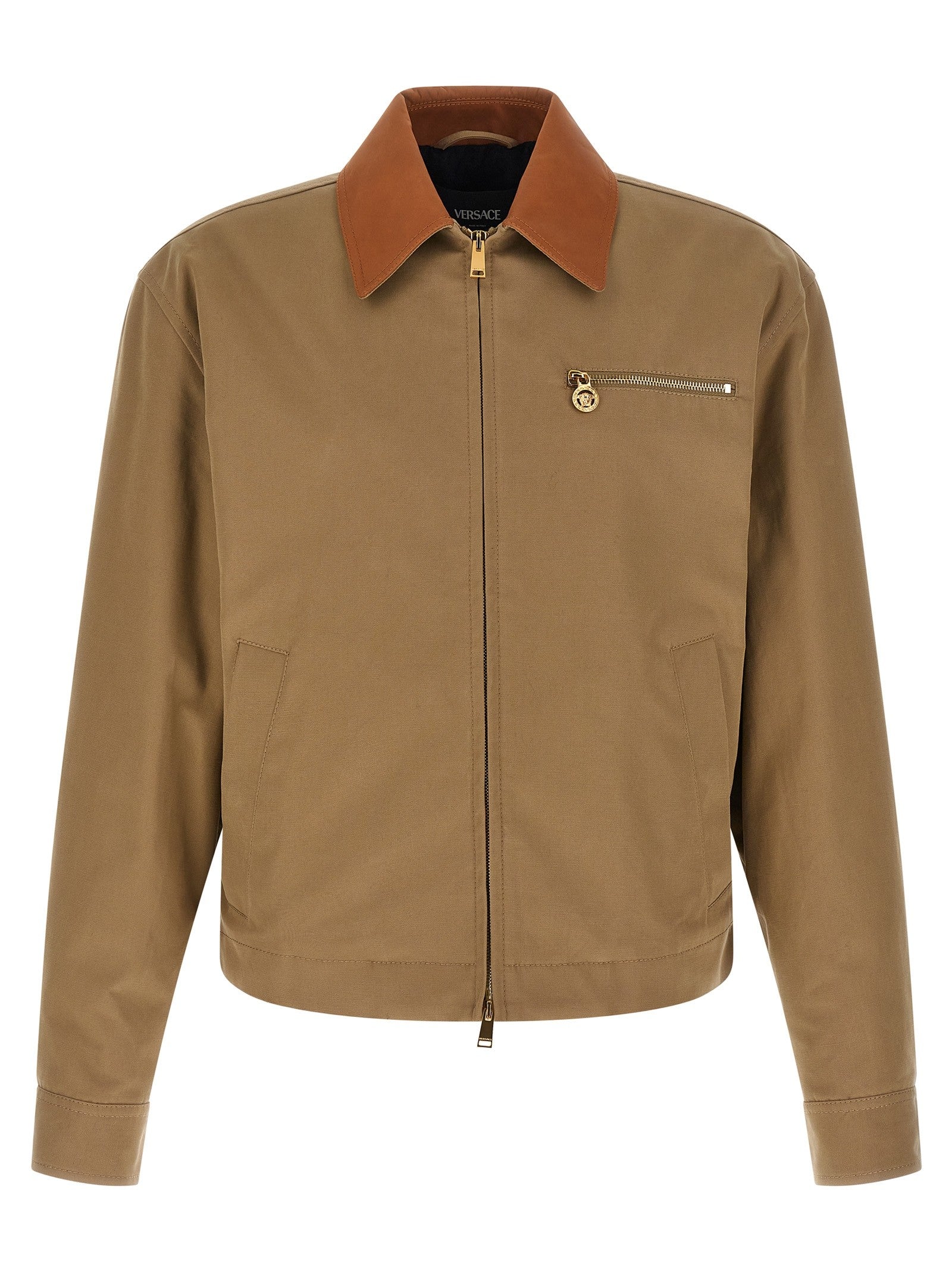 Versace Canvas Jacket Beige