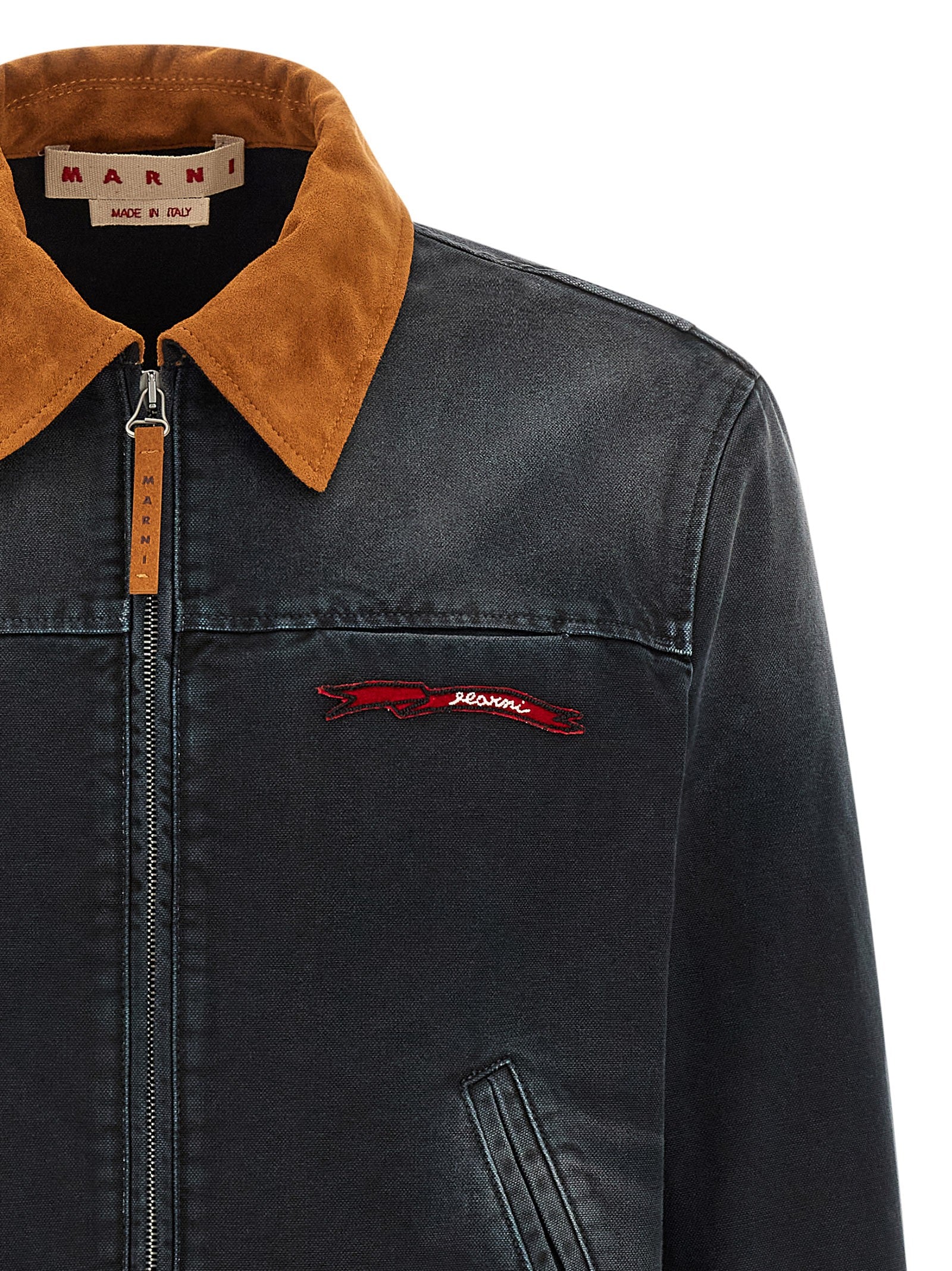 Marni Canvas Jacket Grey