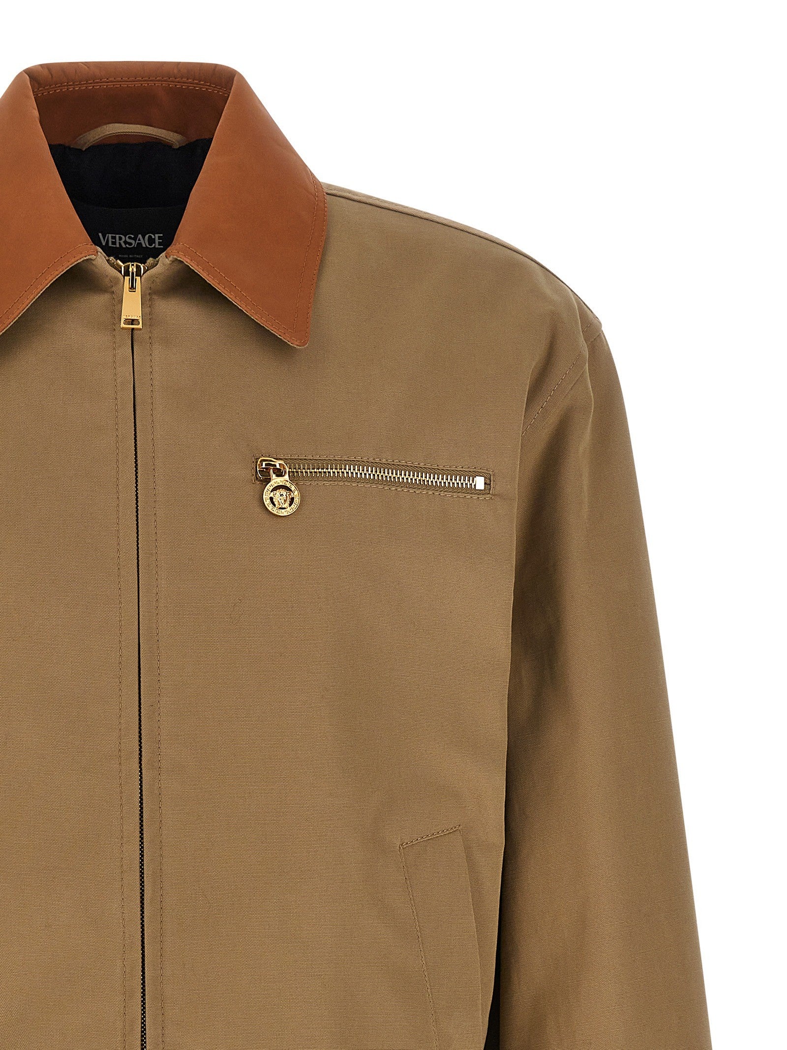 Versace Canvas Jacket Beige