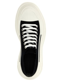 Alexander McQueen Canvas Sack Sneakers White