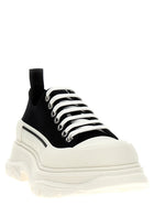 Alexander McQueen Canvas Sack Sneakers White, view 2