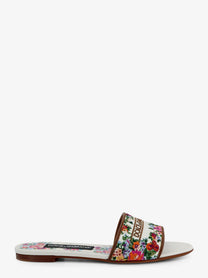 Dolce &amp; Gabbana Women's Canvas Sandals Gold