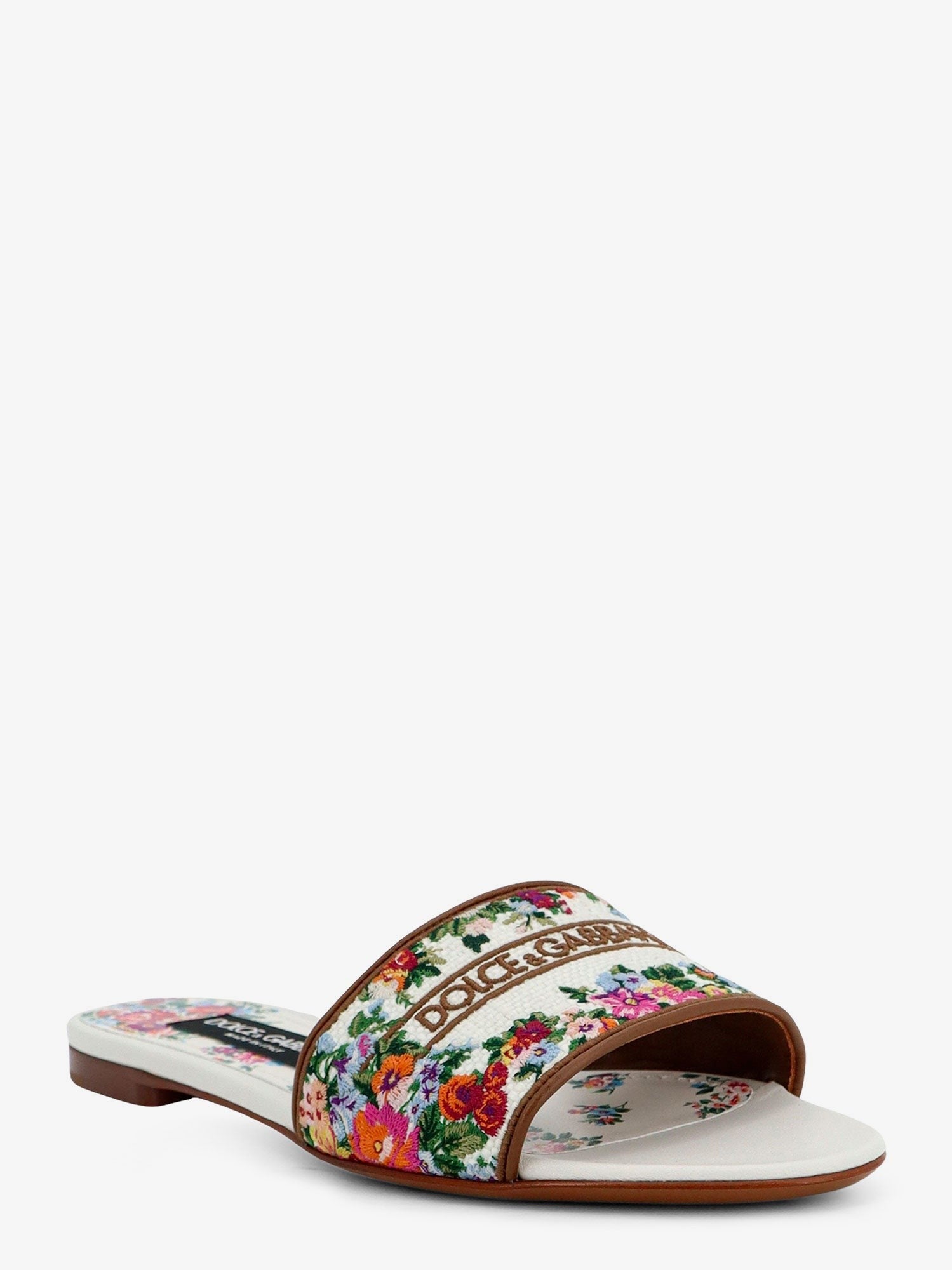 Dolce &amp; Gabbana Women's Canvas Sandals Gold