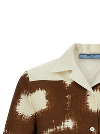 PRADA Canvas Shirt Brown