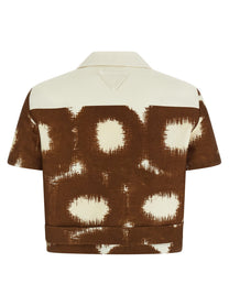 PRADA Canvas Shirt Brown