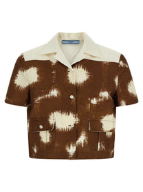 PRADA Canvas Shirt Brown