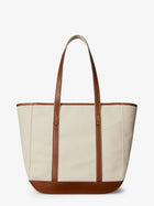 Polo Ralph Lauren Women's Canvas Shopping Bag White, view 2