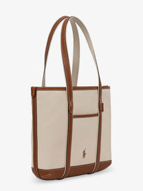 Polo Ralph Lauren Women's Canvas Shoulder Bag White
