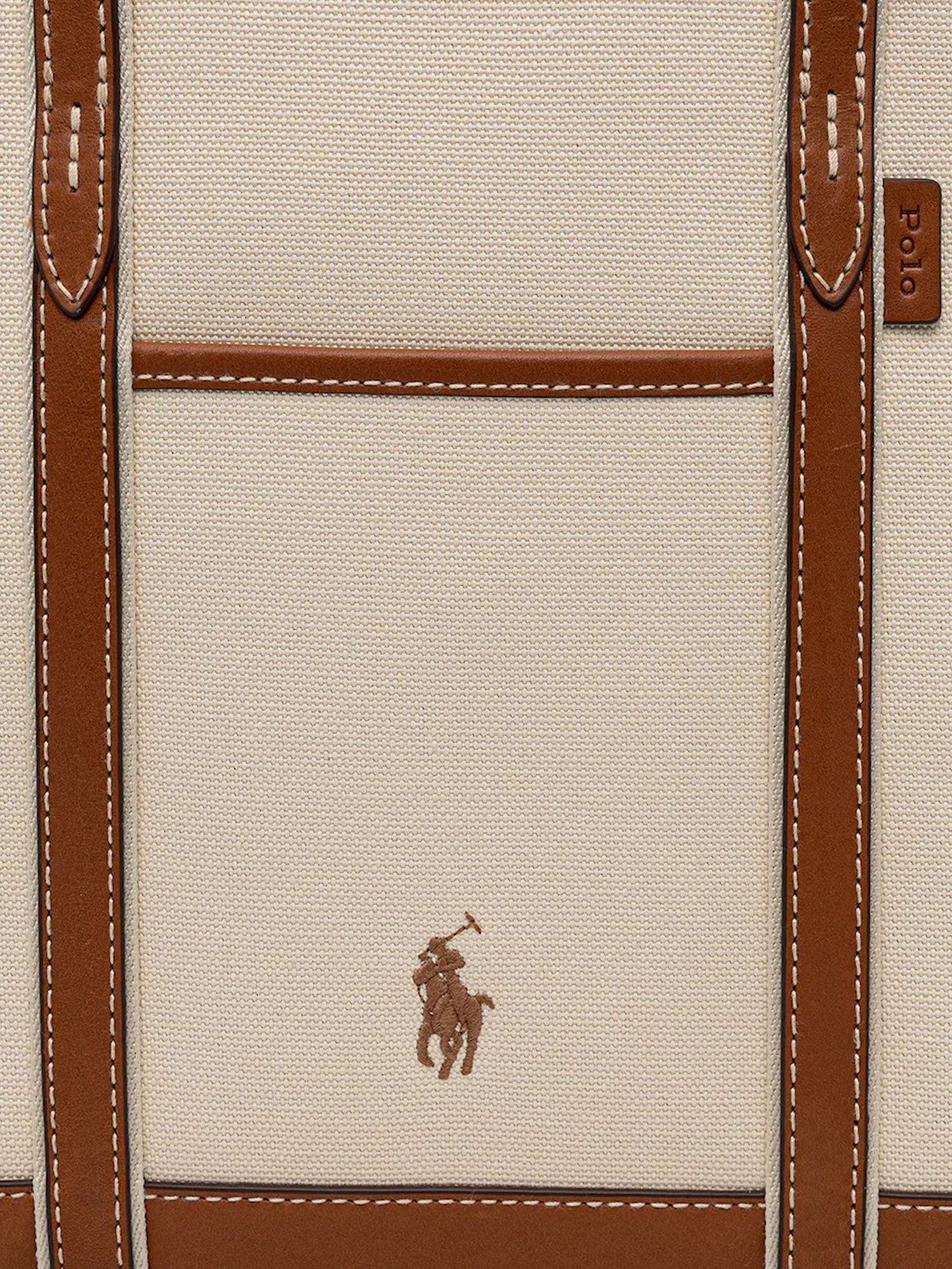Polo Ralph Lauren Women's Canvas Shoulder Bag White