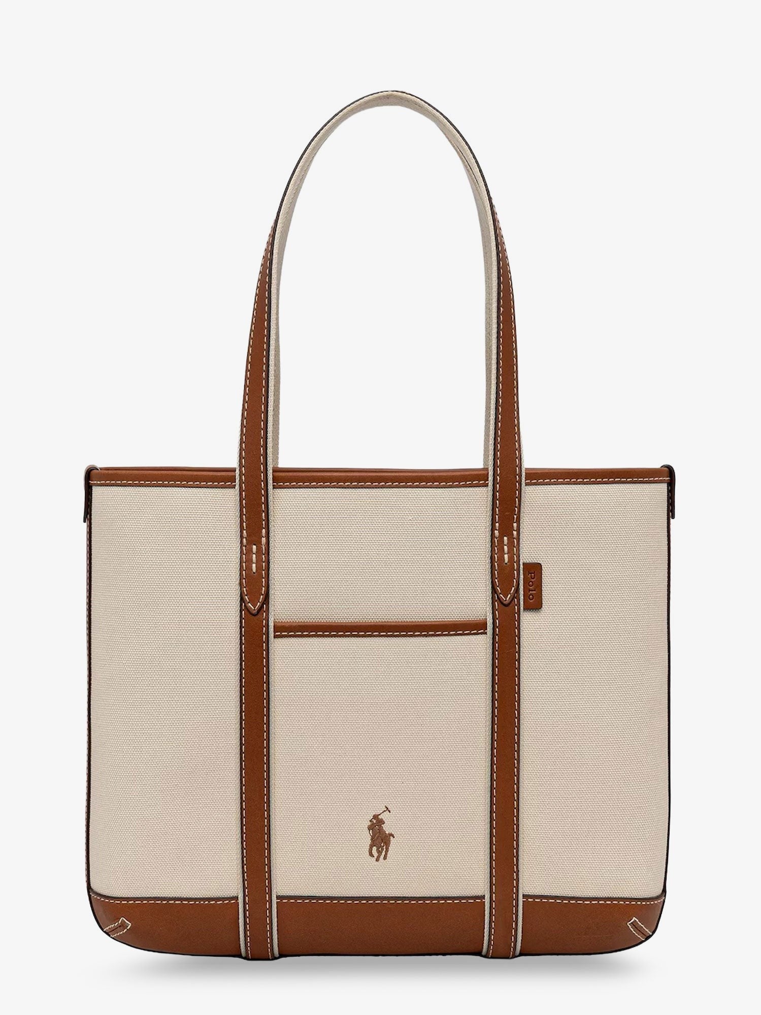 Polo Ralph Lauren Women's Canvas Shoulder Bag White