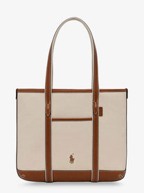 Polo Ralph Lauren Women's Canvas Shoulder Bag White