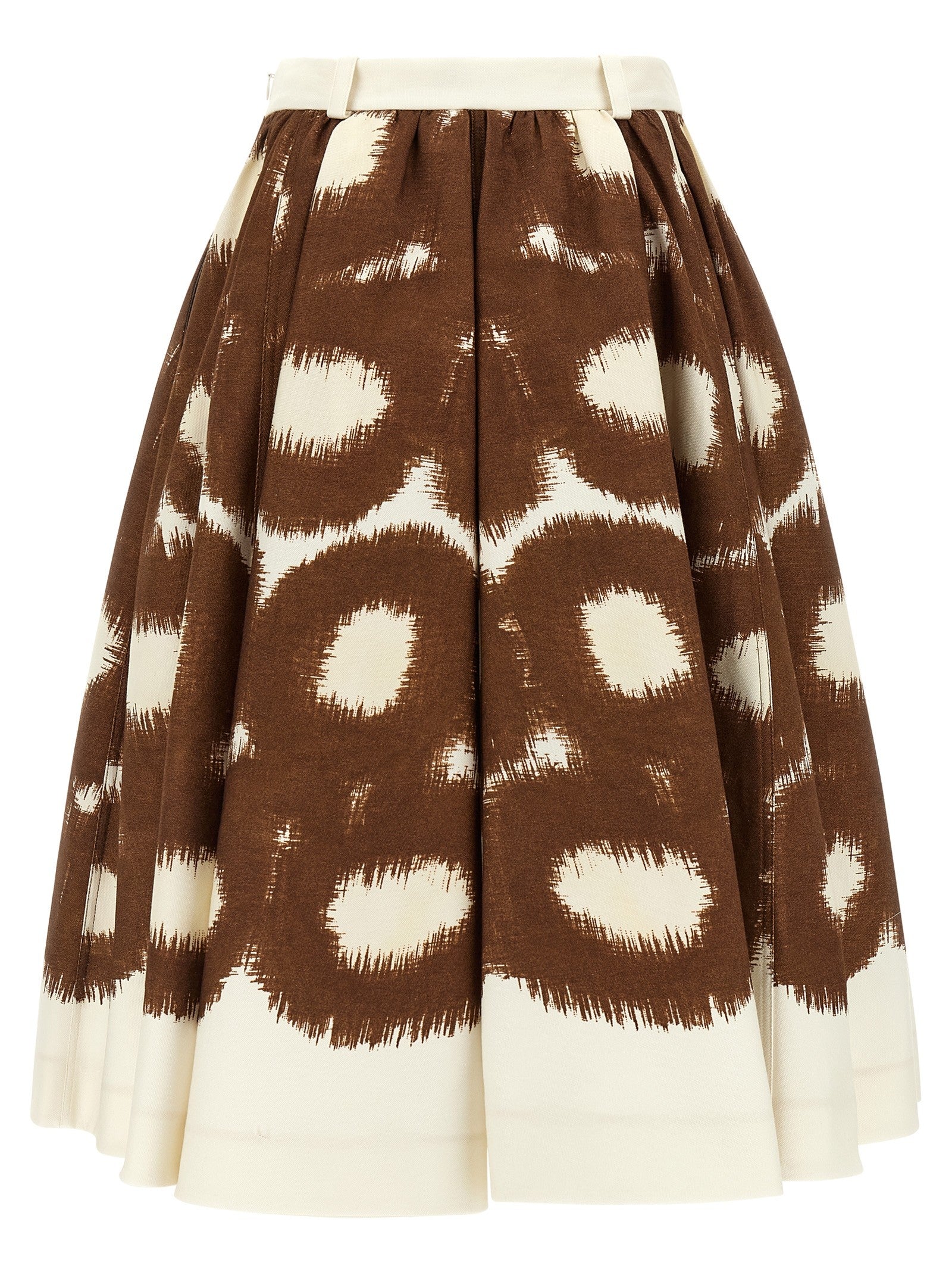 PRADA Canvas Skirt Brown