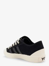 Y-3 Unisex Canvas Sneakers Black