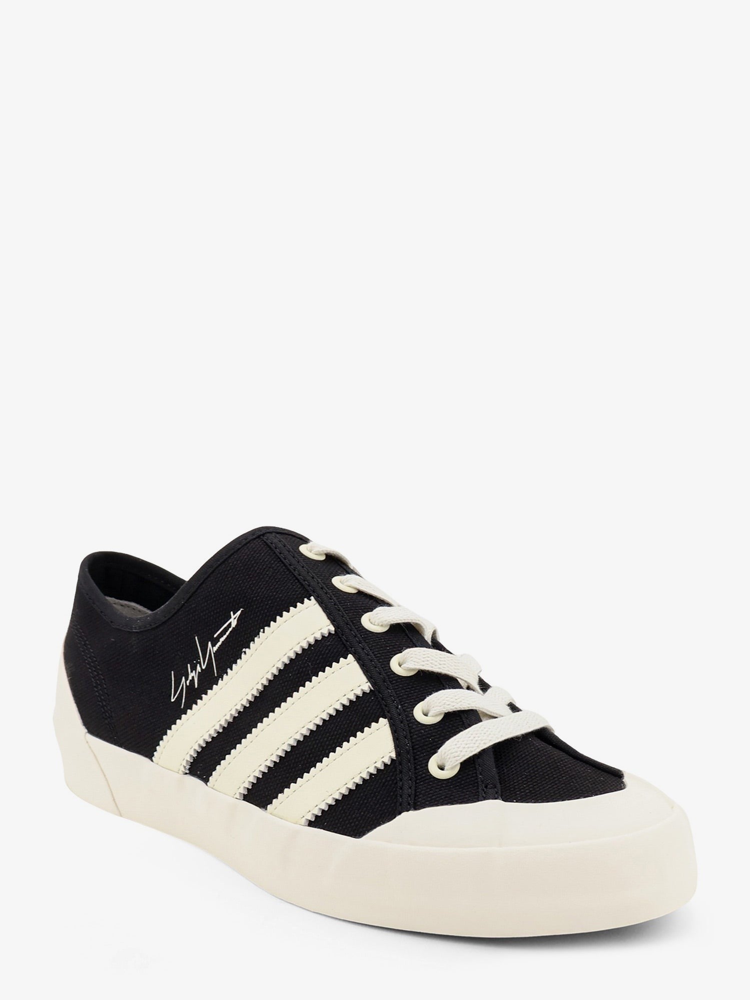 Y-3 Unisex Canvas Sneakers Black