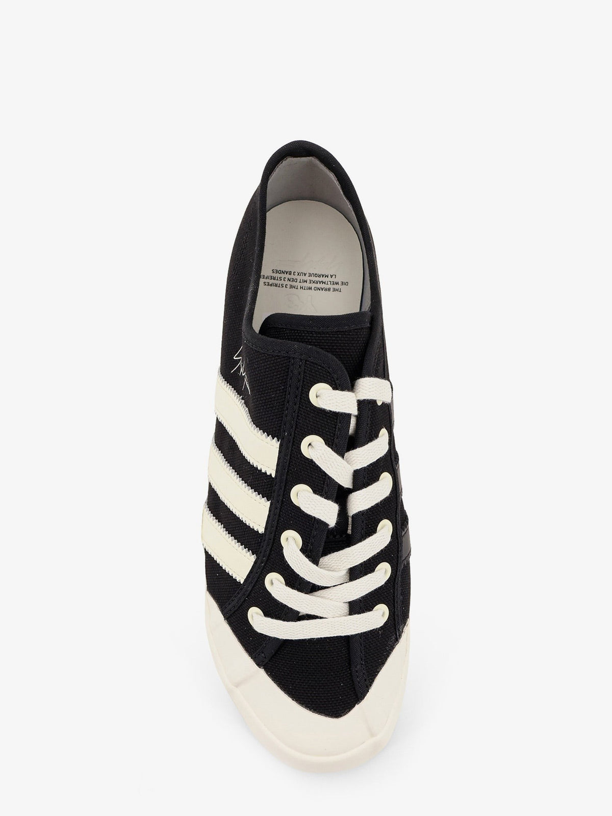 Y-3 Unisex Canvas Sneakers Black, view 5