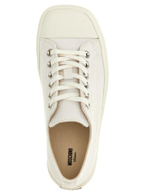 Moschino Canvas Sneakers White