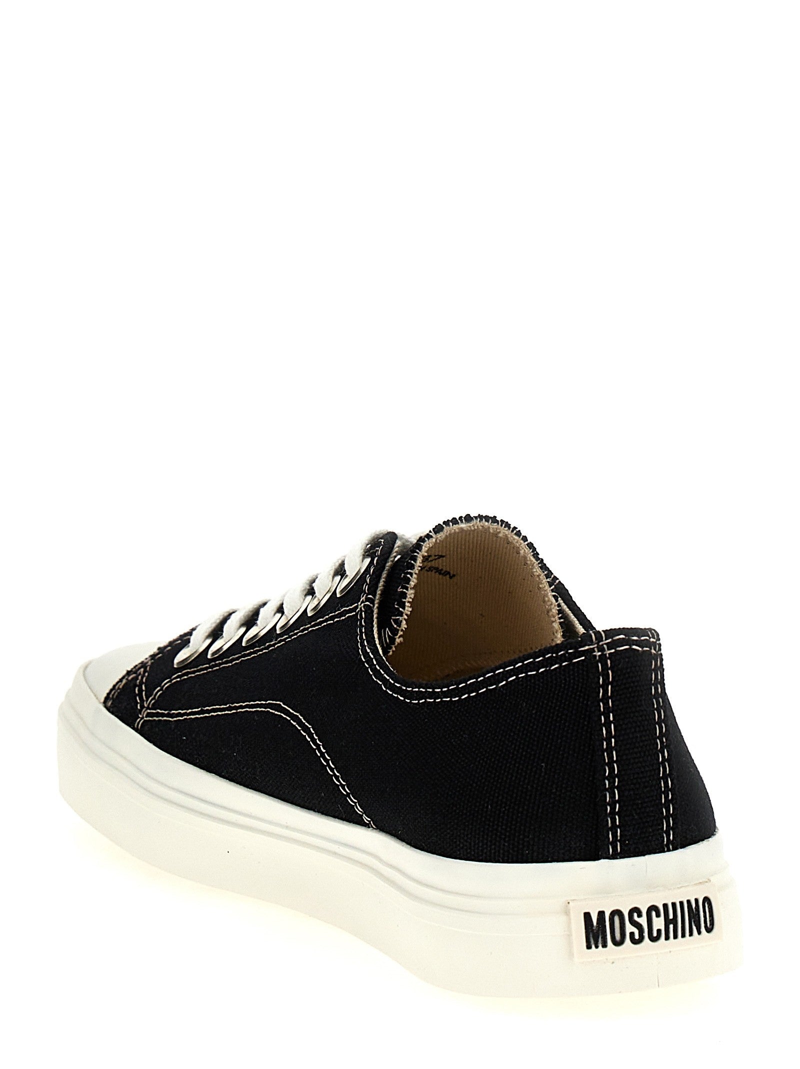 Moschino Canvas Sneakers Black