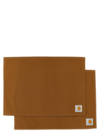 Carhartt Wip Unisex Cotton Table Set Brown